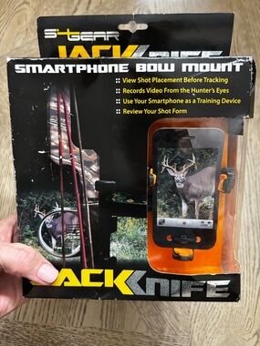 S4 Gear Jackknife Smartphone Bow Mount for Recording Your Hunt NIB
